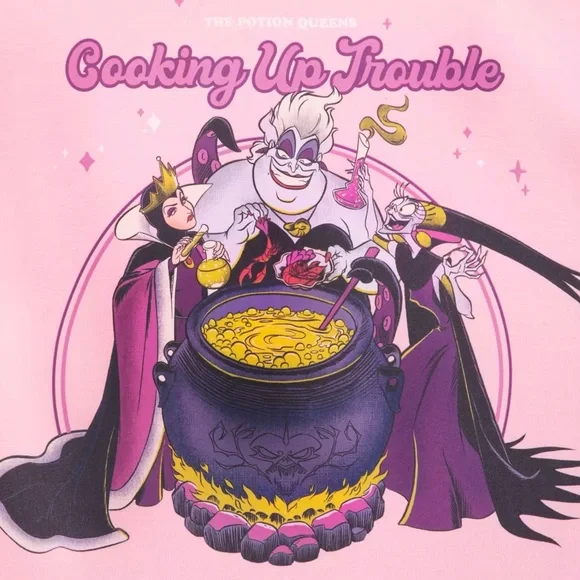 NWT XL Disney Villains Pink Nightgown - Picture 3 of 4